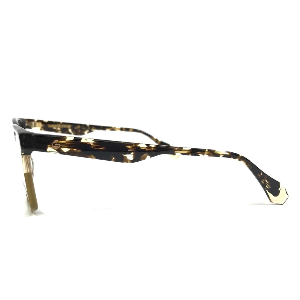Gigi Studios Eyeglasses Frame BELLA GVV001A/07 Green Tortoise Full Rim 53-15-140